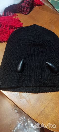 Шапка с рожками freak butik