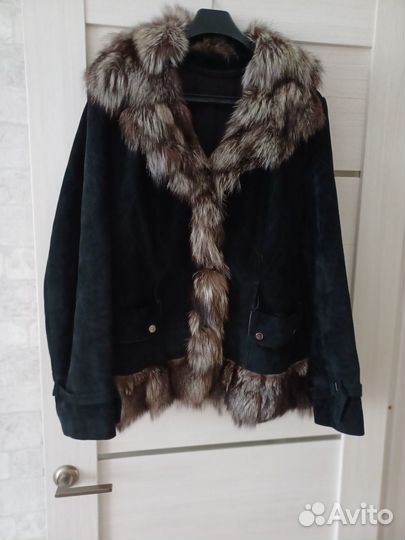 Куртка из замши