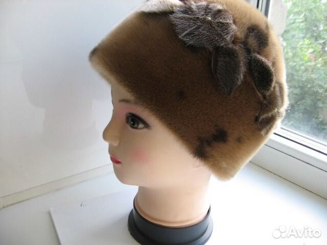 Шапочка мех нерпа новая