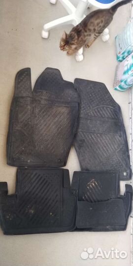 Автомобильные коврики рез. и летние Peugeot 308