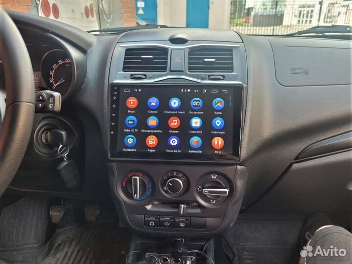 Android магнитола 9 для LADA Granta FL, есть Teyes