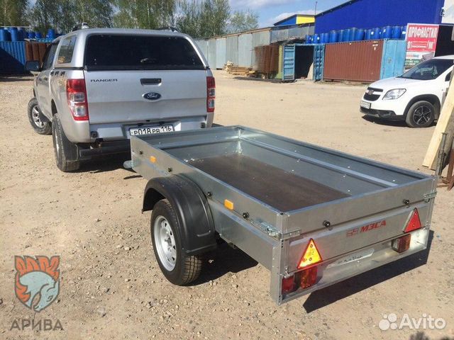 Бюджетный бортовой прицеп 817700.002. Рассрочка