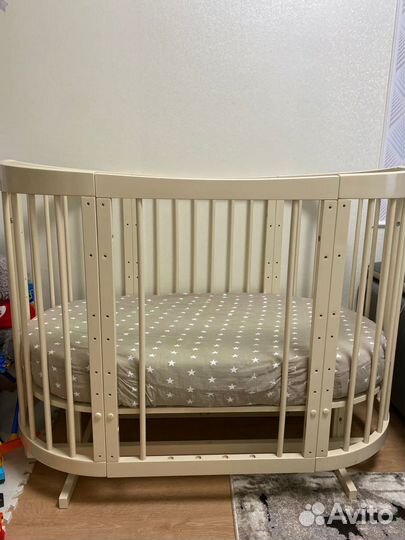 Кроватка красная звезда Паулина