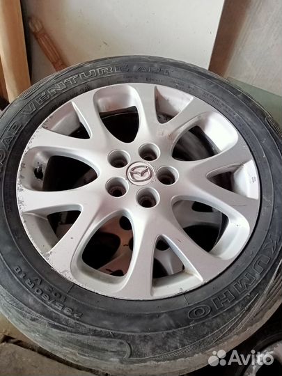 Литые диски Mazda r18 kumho