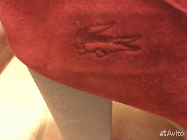 Ботильоны/ ботинки замшевые Lacoste