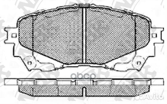 Колодки тормозные mazda 6 2013 PN25002 NiBK
