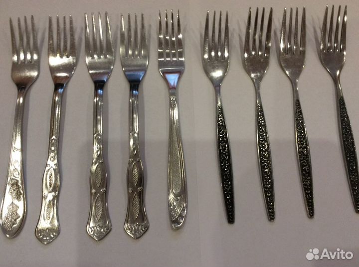 Вилки, ложки СССР, винтаж, коллекционирование