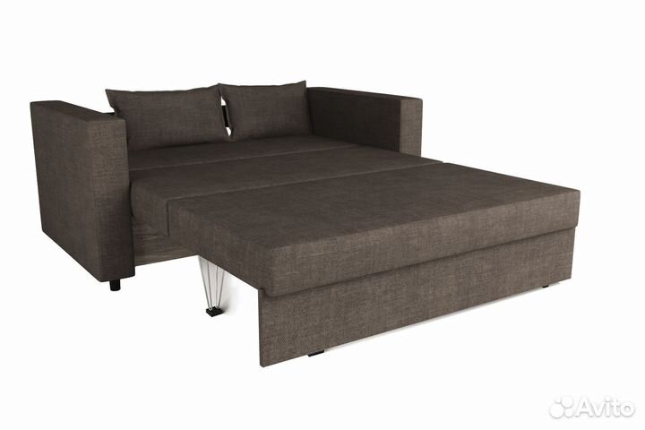 Диван кровать коричневый