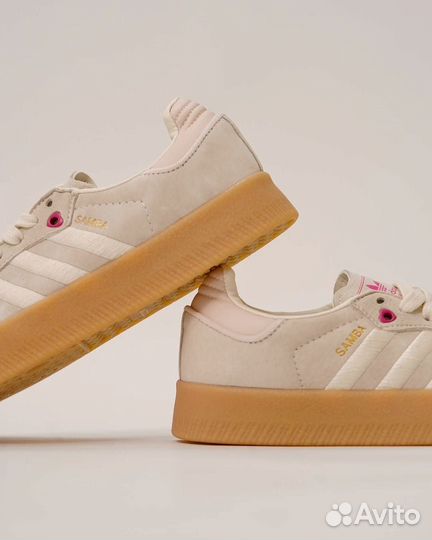 Adidas Sambae valentine's day ivory pink