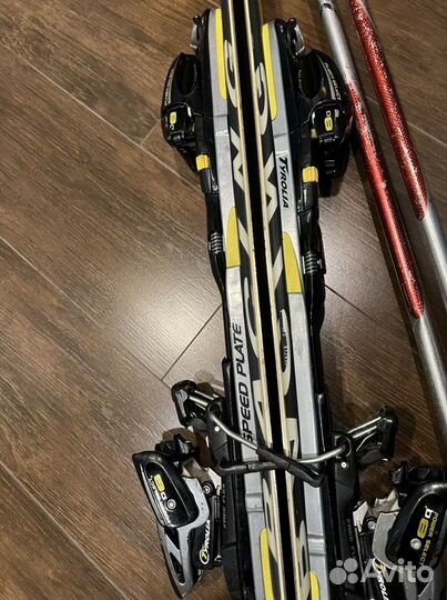 Комплект горные лыжи volkl и ботинки tecnica