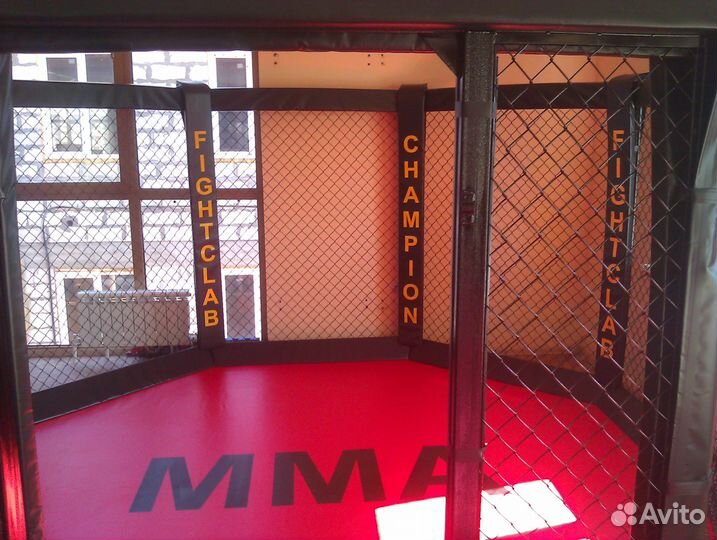 Октагон напольный диаметром 5м (клетка для мма)