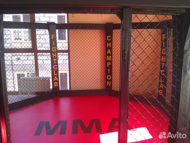 Октагон напольный диаметром 5м (клетка для мма)