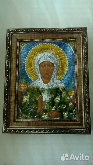 Вышивка икон бисером