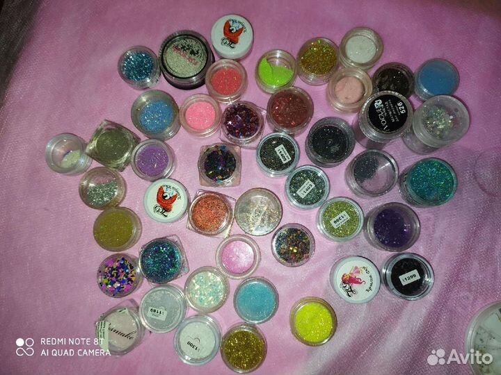 Стразы для ногтей, песочек