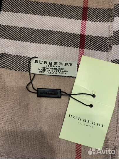 Кашемировый палантин шарф Burberry