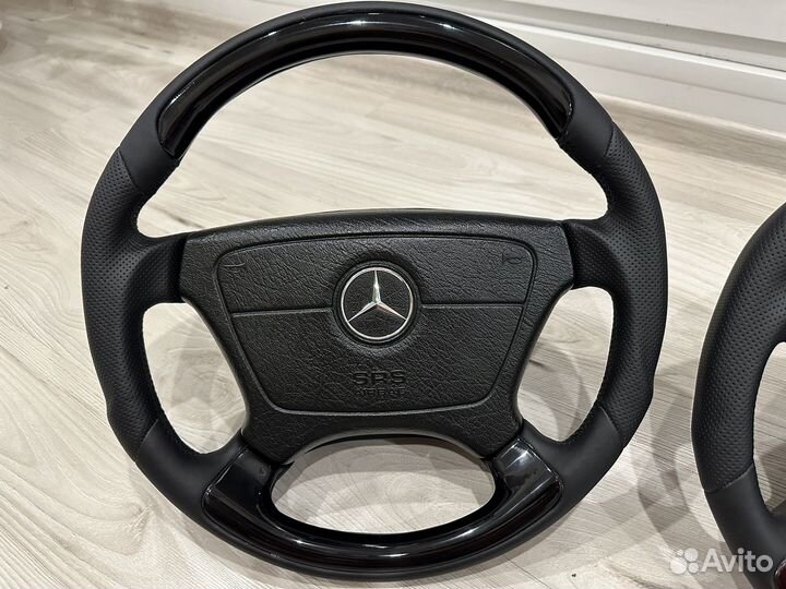 Руль Mercedes Victor DB3 Чёрное дерево