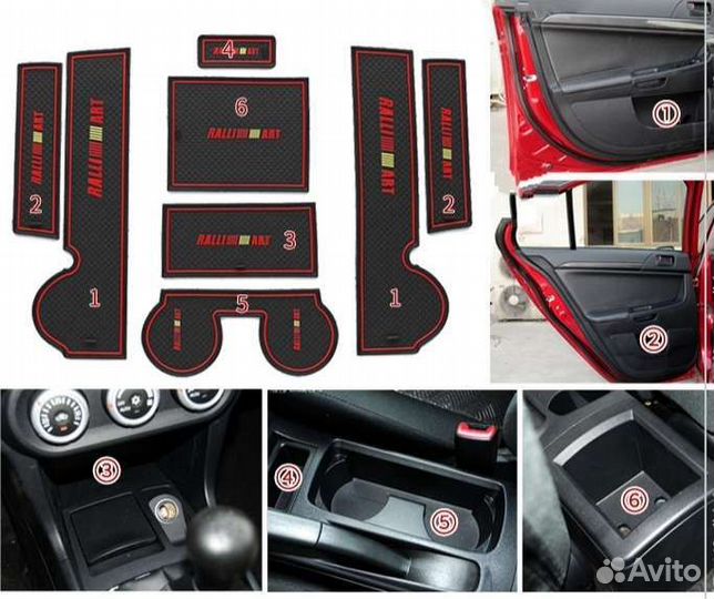 Коврики в ниши Lancer 10