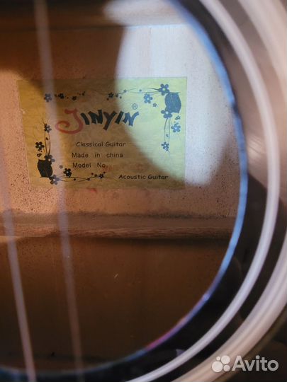Акустическая гитара Jinyin + чехол