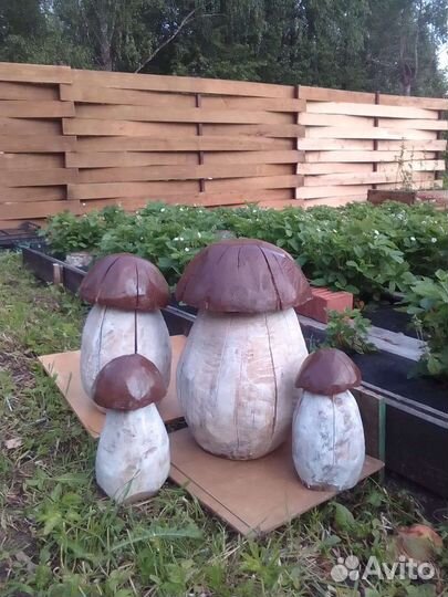 Фигуры садовые из дерева