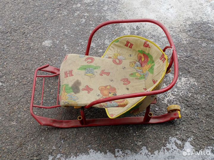 Детские санки с колесами