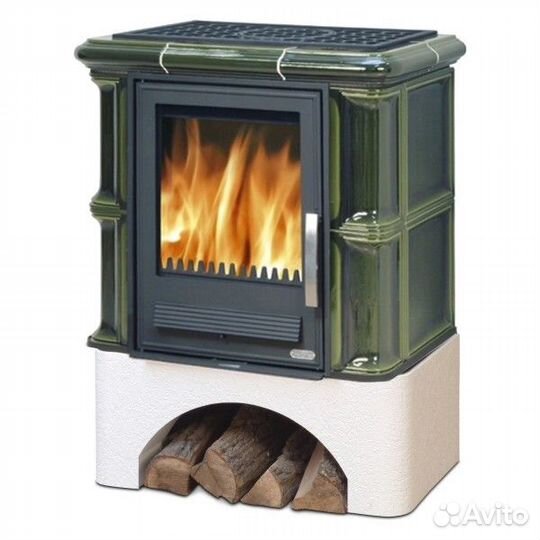 Кафельная печь ABX Bavaria K прямой цоколь, вставк