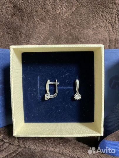 Серьги серебряные