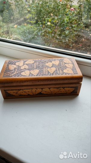 Шкатулка деревянная СССР