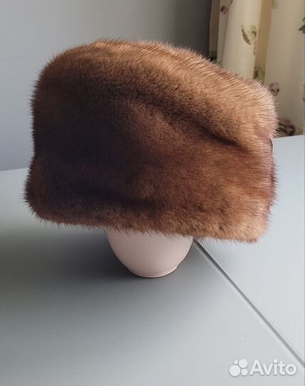 Шапка норковая женская