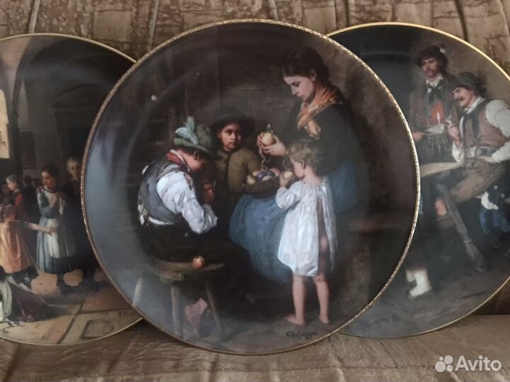 Настенная тарелка по картинам художников