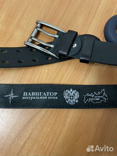 Мужской кожаный ремень