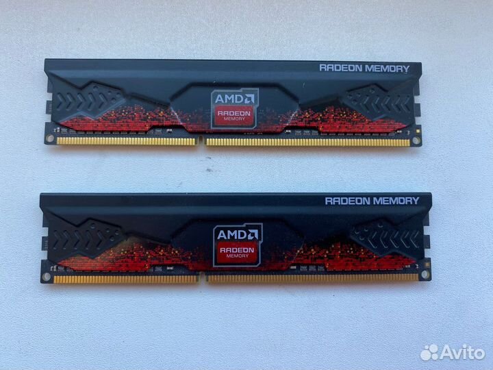 Оперативная память ddr3 4gb x2 - 1600 - AMD