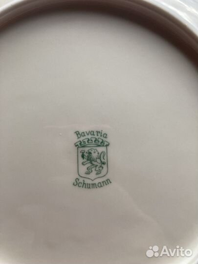 Schumann чайник заварник с тарелочкой винтаж