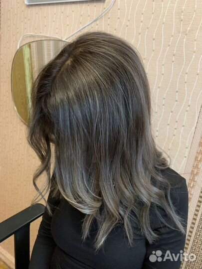 Окрашивание волос, стрижки