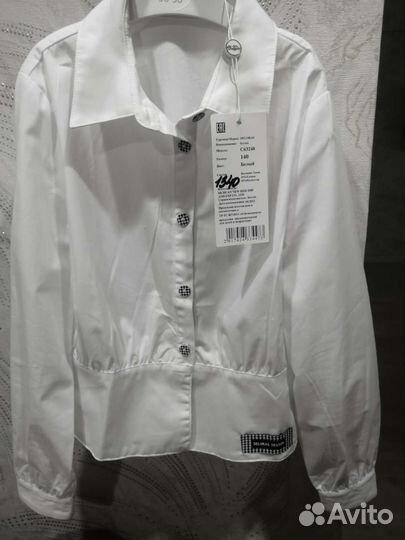 Рубашка школьная для девочки