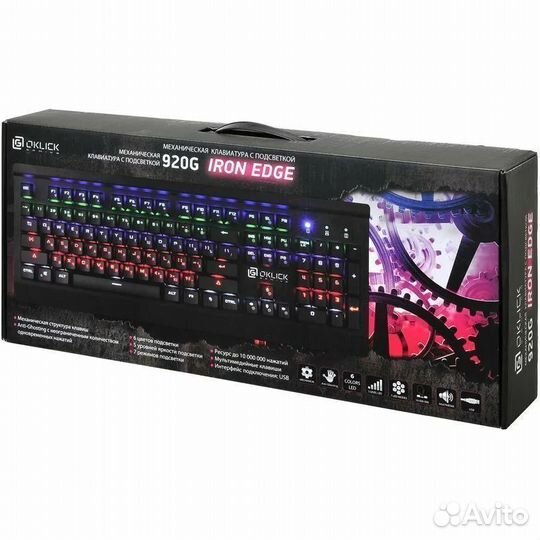 Игровая клавиатура Oklick 920g Iron Edge
