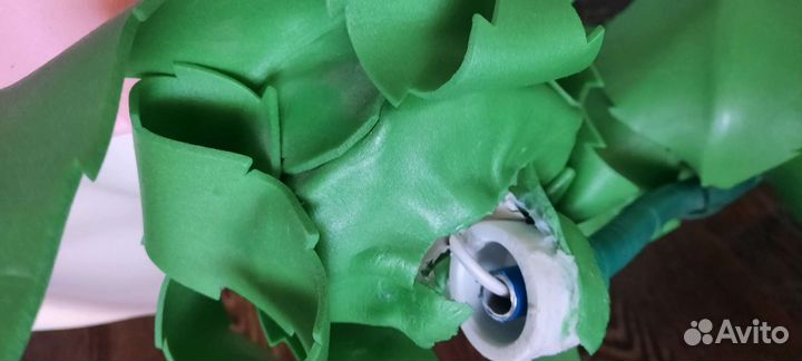 Светильник роза из изолона