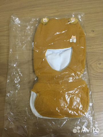 Шапка-шлем зимняя для девочки 45 49