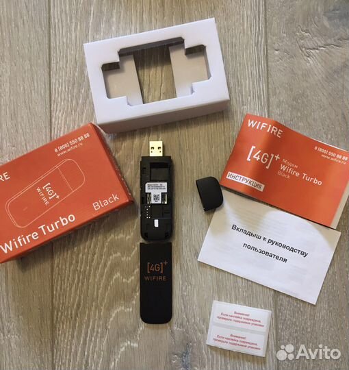 4g+ модем wifire turbo black huawei e3372