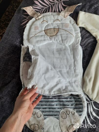 Комплект на выписку, конверт, кокон-комбинезон