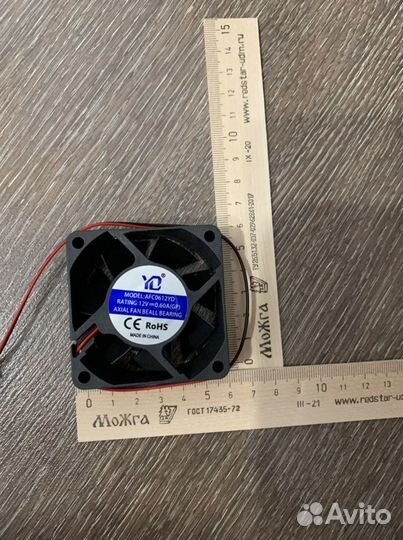 Вентиляторы 6*6 2 pin, 4 pin