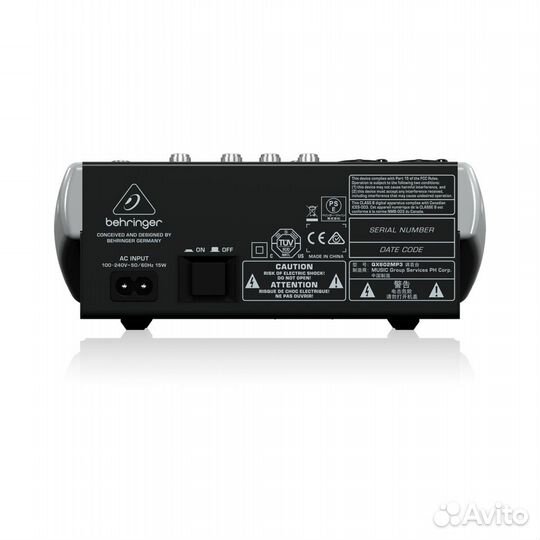 Behringer QX602MP3 микшерный пульт с MP3 плеером