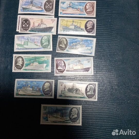 Почтовые марки корабли, флот