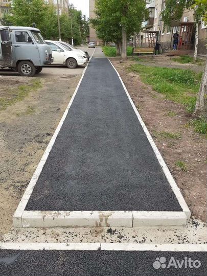 Благоустройство участков, асфальтирование