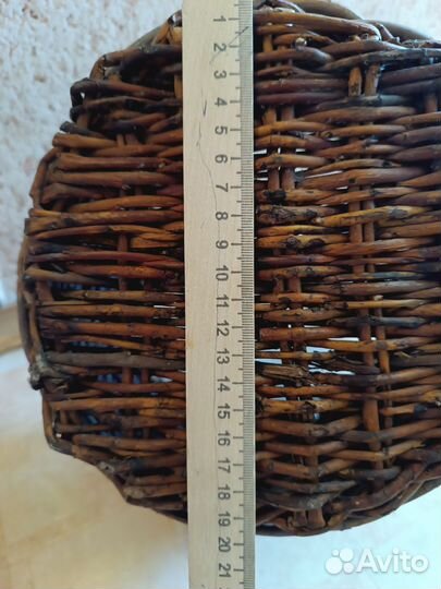 Корзина плетеная бу