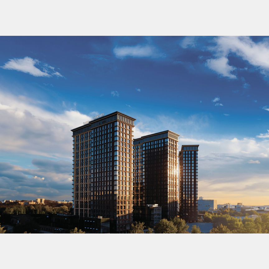 1-к. апартаменты, 57,5 м², 22/23 эт.