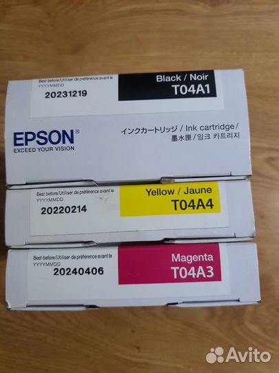 Картриджи струйные HP, Epson