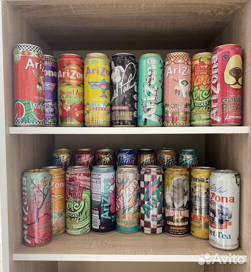 Банки из под газировки Arizona, Mtn Dew