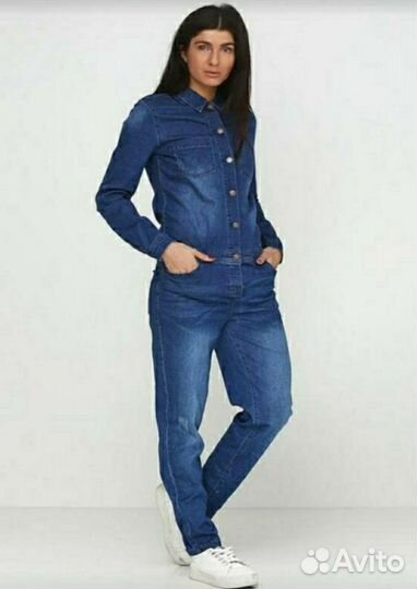 Комбинезон джинсовый