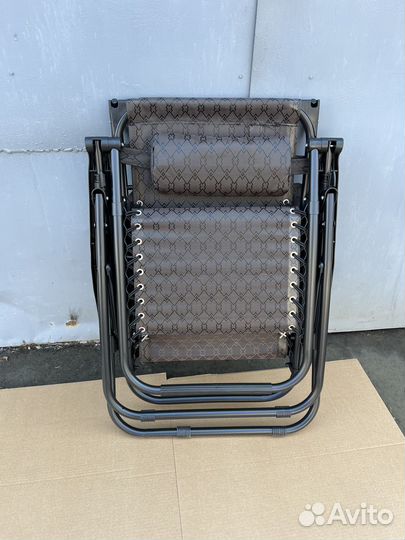 Кресло шезлонг с козырьком 2 шт