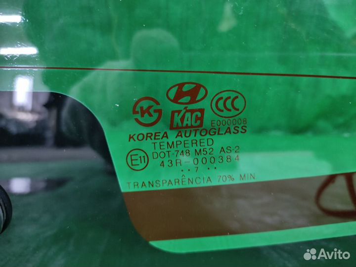 Стекло двери багажника Hyundai Tucson JM 2004-2009